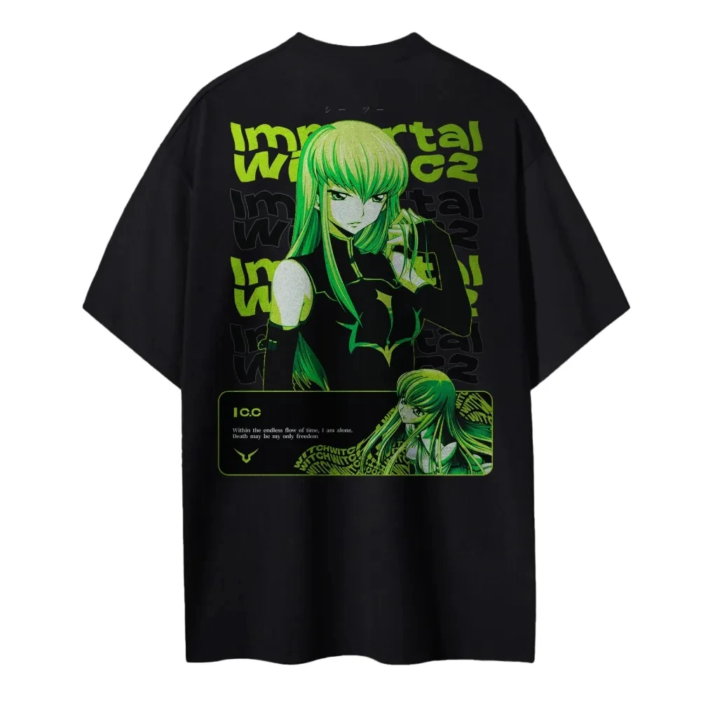 Anime Merchandise Store Japan - Nova camiseta Code Geass C.C. Personagem