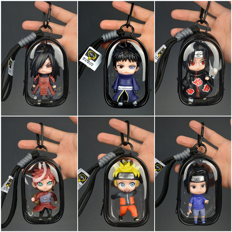 Anime Merchandise Keychain - Chaveiro Naruto Uchiha Obito Itachi Uchiha