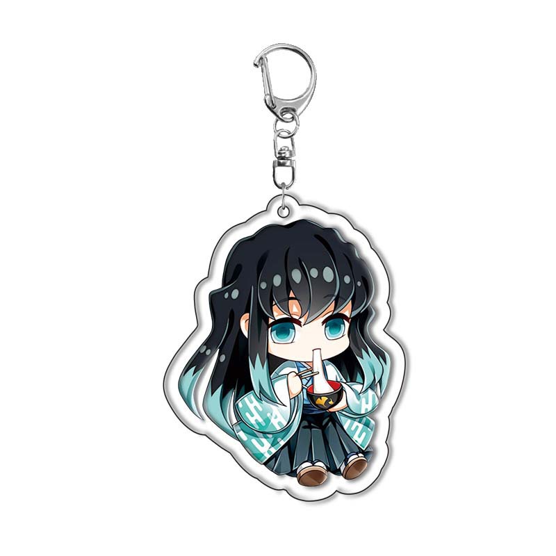 Anime Merchandise Keychain - Novos Porta-Chaves de Acrílico Demon Slayers