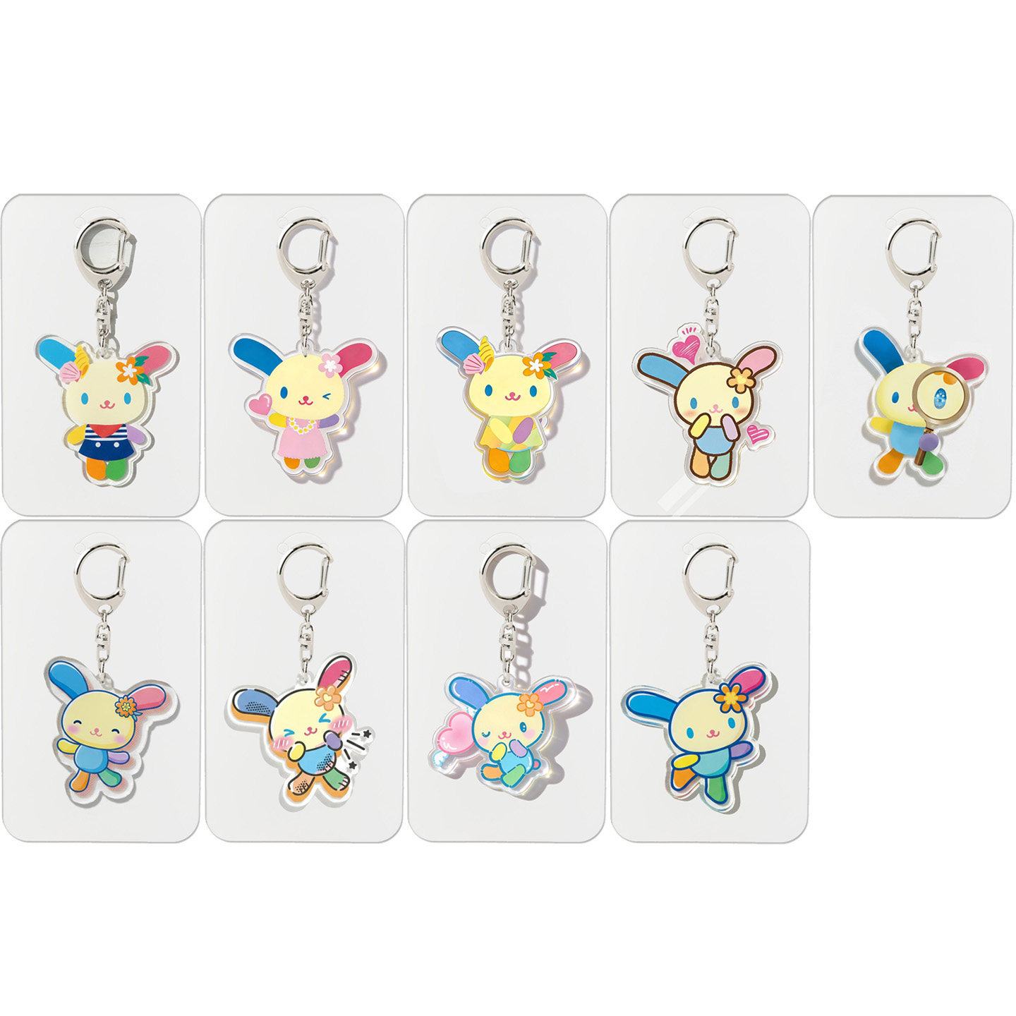 Anime Merchandise Keychain - Chaveiro de Acrílico Cinnamoroll Fofo com
