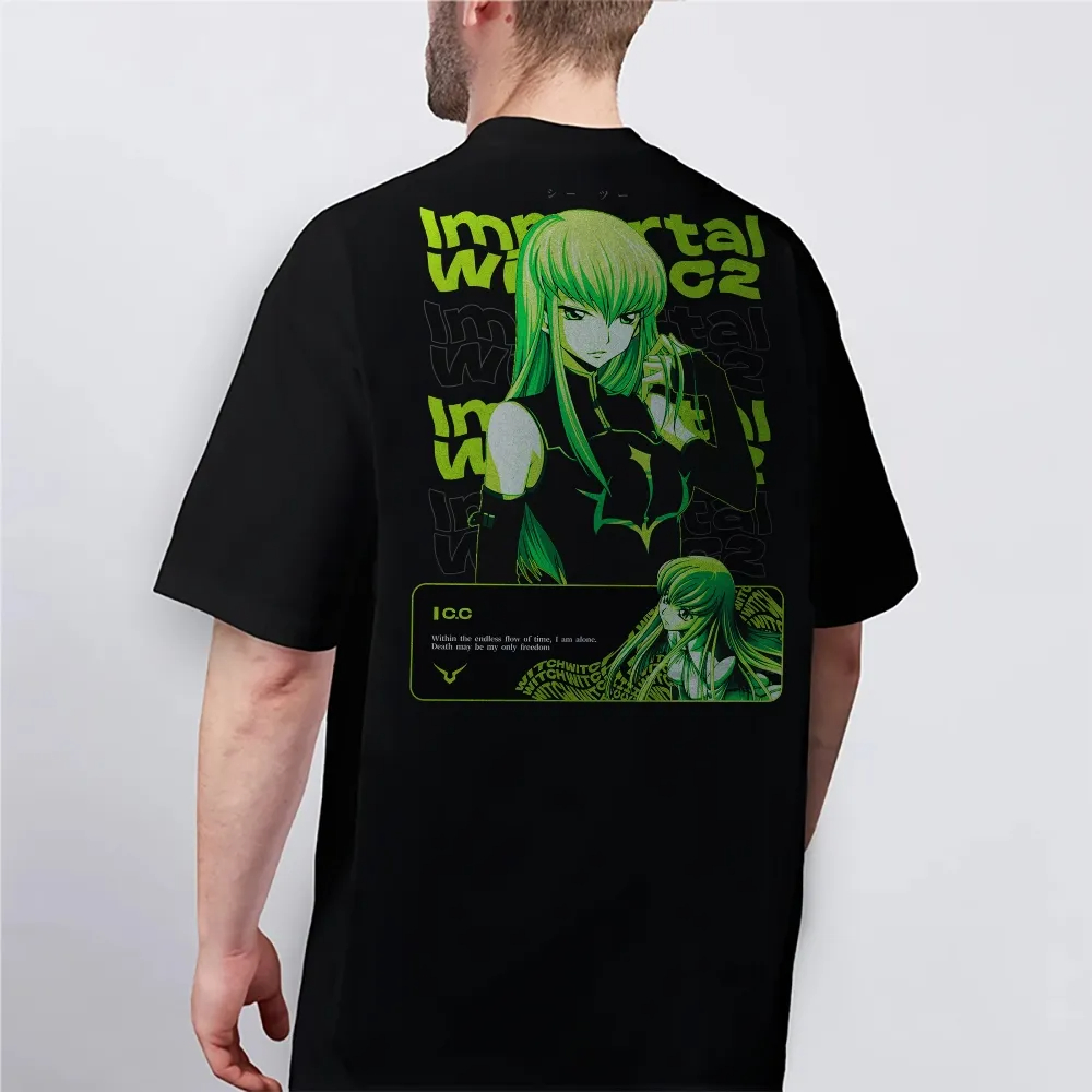 Nova camiseta Code Geass C.C.  - Anime Merchandise Store Japan avaliação e preço