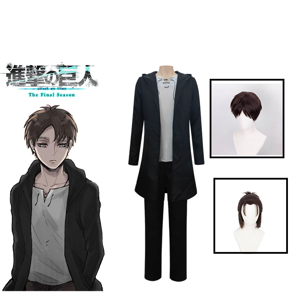 Eren jaeger cosplay traje anim - Anime Merchandise Online avaliação e preço