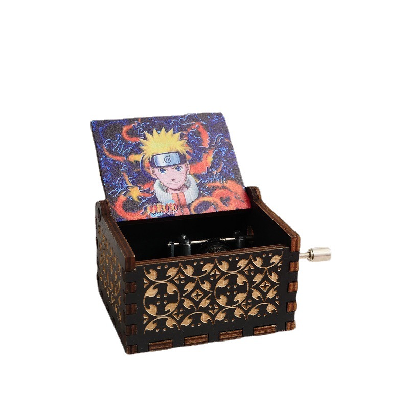 Caixa de música com padrão de  - Anime Merchandise Naruto avaliação e preço