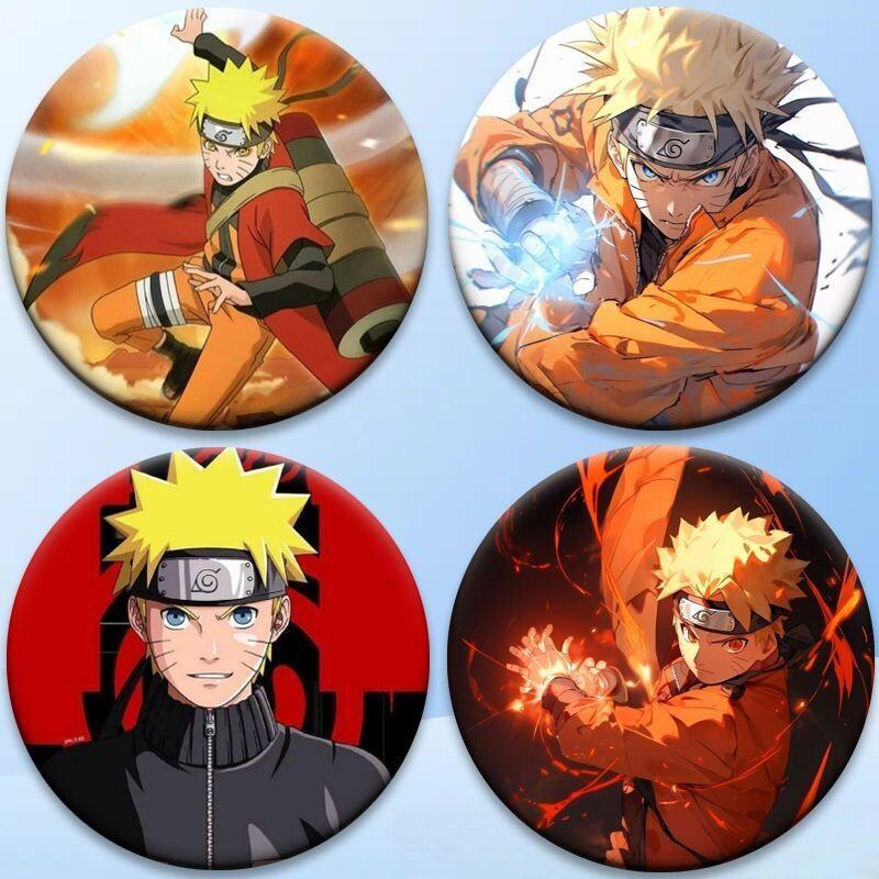 Broche de Esmalte de Lata 58mm - Anime Merchandise Naruto avaliação e preço
