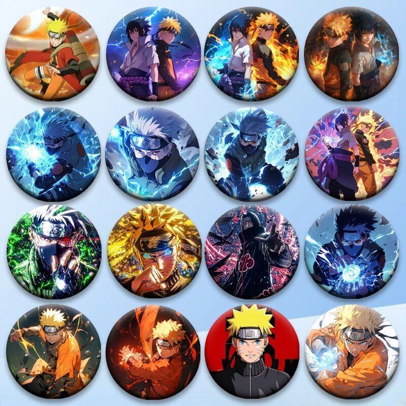 Broche de Esmalte de Lata 58mm - Anime Merchandise Naruto avaliação e preço