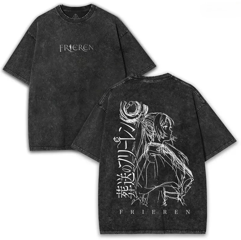Frieren t camisa além do fim d - Frieren Anime Merchandise avaliação e preço